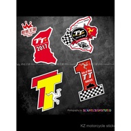 Isle of man isle of man TT Motorcycle Decorative Stickers Electric Motorcycle Modified Waterproof Re