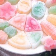 Wholesale 1Kg Beeswax Candy Filled with Melting Syrup - Mixed with All Fruit Flavors, Delicious and 