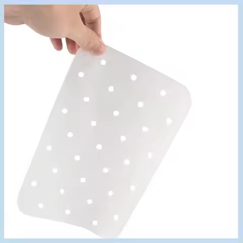 EAS-Fryer Paper,Air Fryer Parchment Paper Liners For Ninja Foodi Dual Air Fryer DZ201,DZ401 Air Frye