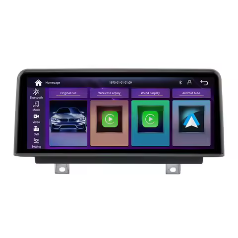 AUTOTOP CarPlay Screen For BMW 1 2 3 4 Series F20 F21 F30 F31 F32 F33 F34 Car Multimedia Player Wire