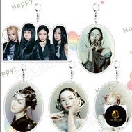 Aespa KARINA GISELLE WINTERNING Acrylic Double-sided Keychain