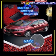 OEM Car JAZZ Floor Mat 18mm Carpet of kerata honda jazz jazz new