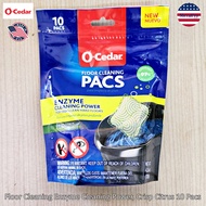 O-Cedar® Floor Cleaning Enzyme Cleaning Power 10 Pacs เม็ดน้ำยาทำความสะอาดพื้น