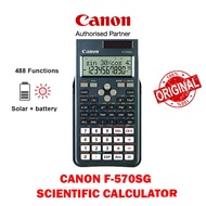 CANON F-570SG Scientific Calculator Original (Genuine) - same level Casio FX-570MS - with Solar & Ba
