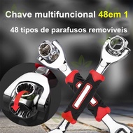 Socket Wrench Multifunctional Key 52  in 1 360º Tool Set Universal Socket Wrench 48 Pieces