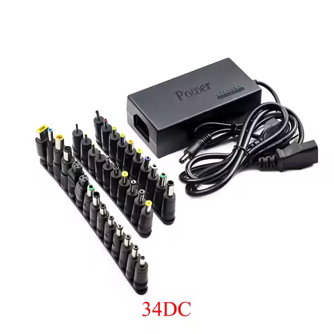 96W portableUniversal AC Laptop Power Adapter 12V 15V 16V 18V 19V 4.5A 20V 24V Charger For Dell Tosh