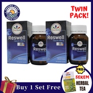 2x Reswell Capsule (60 Capsules) - KSM-66 Organic Ashwagandha Extract &amp; Lemon Balm Extract - Relief Stress &amp; Anxiety
