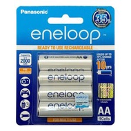 eneloop AA 4粒裝 2000mAh 環保充電池, 香港行貨 BK-3MCCE/4BT