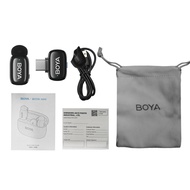 BOYA mini 2.4G Wireless Microphone System Phone Lapel AI Voice Changer Noise Cancellation 100M/ 328F