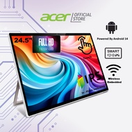 [New 2026 Smart & Portable Monitor] Acer DA251Q 24.5" FHD IPS | Powered By Android 14 OS | Built-in 