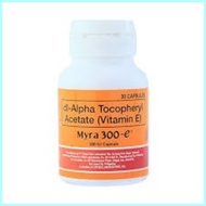 △ ☇◑ ◱ MYRA E 300 IU, 30 Capsules, 1 Bottle