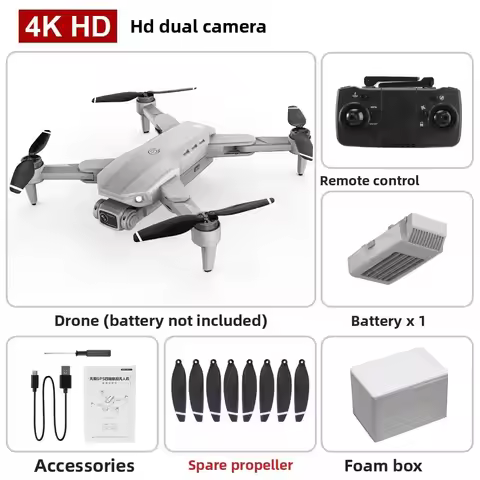 4K Professional HD Dual Camera L900 Pro GPS with Storage Bag 3 Colors RC Distance 1.2KM Drones 5G Wi