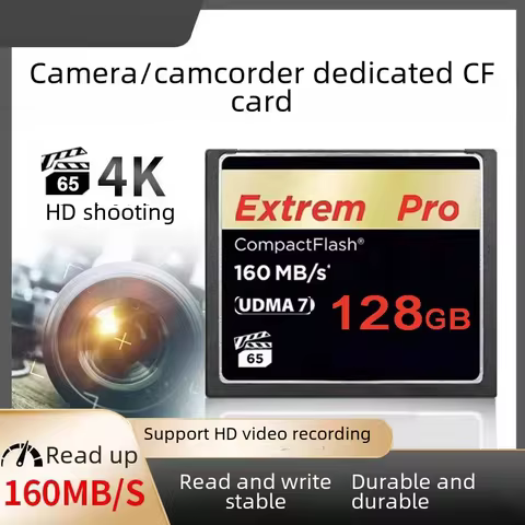 High-speed Cf Cards For Digital Slr Cameras 8g 16g 32g 64g 128g Compact Flash Cards 160m/s Read Spee