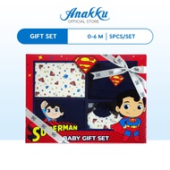 Anakku Newborn DC Superman Baby Boy 5pcs Gift Set Set Hadiah Bayi [0-6 Months] 720648-1-DC