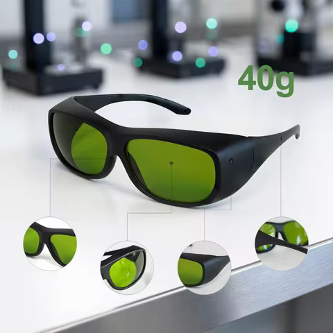 Laser Safety Goggles 800-1100nm,1000-1090nm Protection Goggles OD7+ Professional Eye Protective Glas