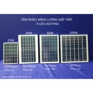 [X-LED] Solar receiver panel 25w - 60w.