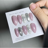 Purple Croquette Nails | Press On Nails | Fake Nails | False Nails