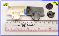 AKSESORIS TAS CEWEK (ISI 1 PCS) KUNCI TAS MAGNET BONUS MAGNET + KANCING MAGNET - KUNCI MAGNET TAS IM