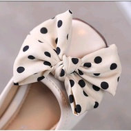 Girls' polka dot ribbon flat shoes girls' flat shoes cute girls' sandals girls' shoes/ aged 3-10 yea