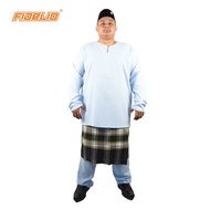 Baju Melayu Plus Size Lelaki Murah Eksklusif Comocrepe Teluk Belanga Murah Plus size Koleksi Jenin Baju Raya 2024