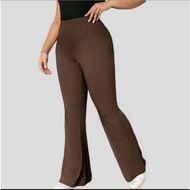 Plus Size Flare knitted Pants for women fits from large to 2xl Flare Pants
