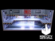 Garage đậu xe 2 tầng cho xe mô hình 1/64