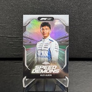 F1 Topps Chrome F1-75 Card (SPEED DEMONS) - Alex Albon (Williams F1) - RAINBOW