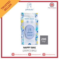 Pikalula Nappy Bag Diaper bag plastic Pikalula Odour Neutralising Disposable Nappy Bags-200pcs Bags