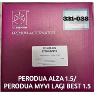 SARAWAK 321-038 BRAND NEW KIS ALTERNATOR PERODUA ALZA 1.5 / MYVI LAGI BEST 1.5 12V 70A S6 (NEW) 1846