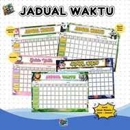 JADUAL WAKTU KELAS BOLEH UBAH A4 (VELCRO TAPE)