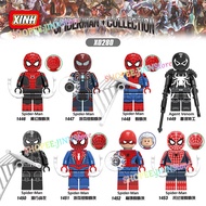 JINN 8pcs/set Marvel Spiderman No Way Home Rami Iron Spider Building Blocks Minifigures Toys Educati