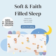 5 Loaves & 2 Fish Baby Pillow | Bible Story Bamboo Pillow – Christian Baptism & Christian Ideas