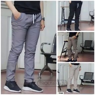 Chinos Pants Guys Long Rubber Waist RIP Colors