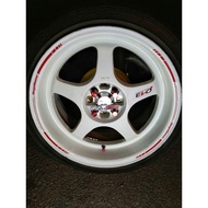 Sticker lining 8pcs rim evo4pcs 1set