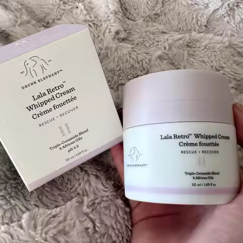 50ml Drunk Elephant Lala Retro Whipped Cream Hydrating Face Peptide Moisturizer Ceramide Skin Barrie