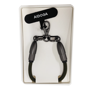 AIDOGA 艾迪伽 子彈系列 PD Lightning Type-C iPhone充電線傳輸線快充線 手機掛繩 72g  1.2m  軍綠色  1條