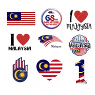 Merdeka Malaysia 31August 1 Malaysia tattoo sticker/ BUY 3 FREE 1