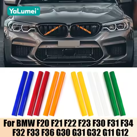 Car Front Grille Strips Trim For BMW 1 3 4 5 6 7 Series F20 F21 F22 F23 F30 F31 F34 F32 F33 F36 G30 