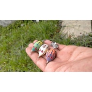 Compo of 3 cheap air imitations (8cm cast lead 6,5g,,h1 pro 2.5cm cast lead 7g...h2 3,3cm cast lead 