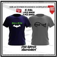 Fish On/daiwa T-shirt (microfiber T-shirt) Outdoor T-shirt (ready Stock)