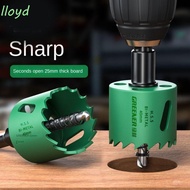 LLOYD 2pcs Hole Saw Drill Bit, No Slipping HSS Steel Wood Drilling Crown, Multifunctional Easy Chip 