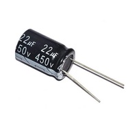 50PCS 450V22UF Electrolytic capacitor 22UF 450V 13*20mm