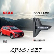 Perodua Axia 2023 New Axia LED Daylight Foglamp Foglight Spotlight DRL Sequential Signal Fog lamp Fo