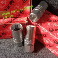MATA 21mm 6pt 1/2dr IWT spark plug Socket / MAX POWER Japan Deep Wall Socket 21mm spark plug Socket 