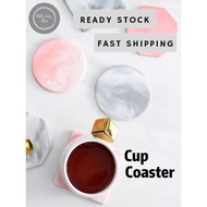 Marble Style Coaster Ceramic Coaster /Minimalist / Cup Coaster /Nordic Style Coaster / Heat Insulati