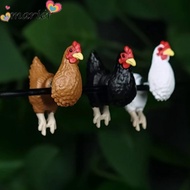 MARIER Hand Painted Chicken Earrings, Handmade Lightweight Funny Chicken Earrings, Cute  Animal Jewe
