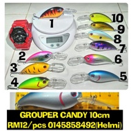 [DISCOUNT] Gewang Killer Kerapu 10cm Siakap Grouper  Barramundi Fishing Casting Sea Lake River