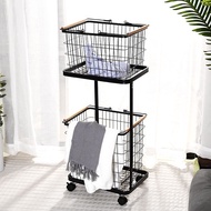 Iron Laundry Basket Nordic Double Layer Laundry Basket Clothes Frame Storage Basket Ikea Clothes Bas
