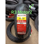 ZENEOS 130/70-13 ZN62 TUBELESS TYRE for Yamaha nmax and PCX 160 rear automatic free valve nmax tyre