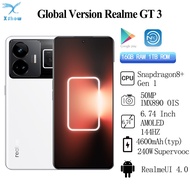 Global Version Realme GT3 Snapdragon 8 Gen1 6.74" 144Hz 1.5K Ultra AMOLED 16GB RAM 1TB ROM 4600 mA 240W SUPERVOOC NFC OT
